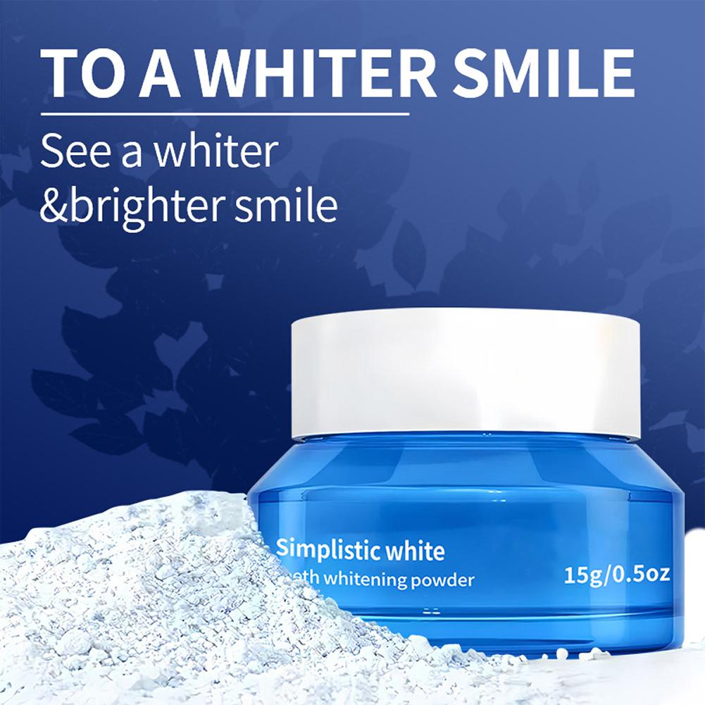 Teeth Whitening Near Me - Pó Clareador de Dentes Branco Simples,