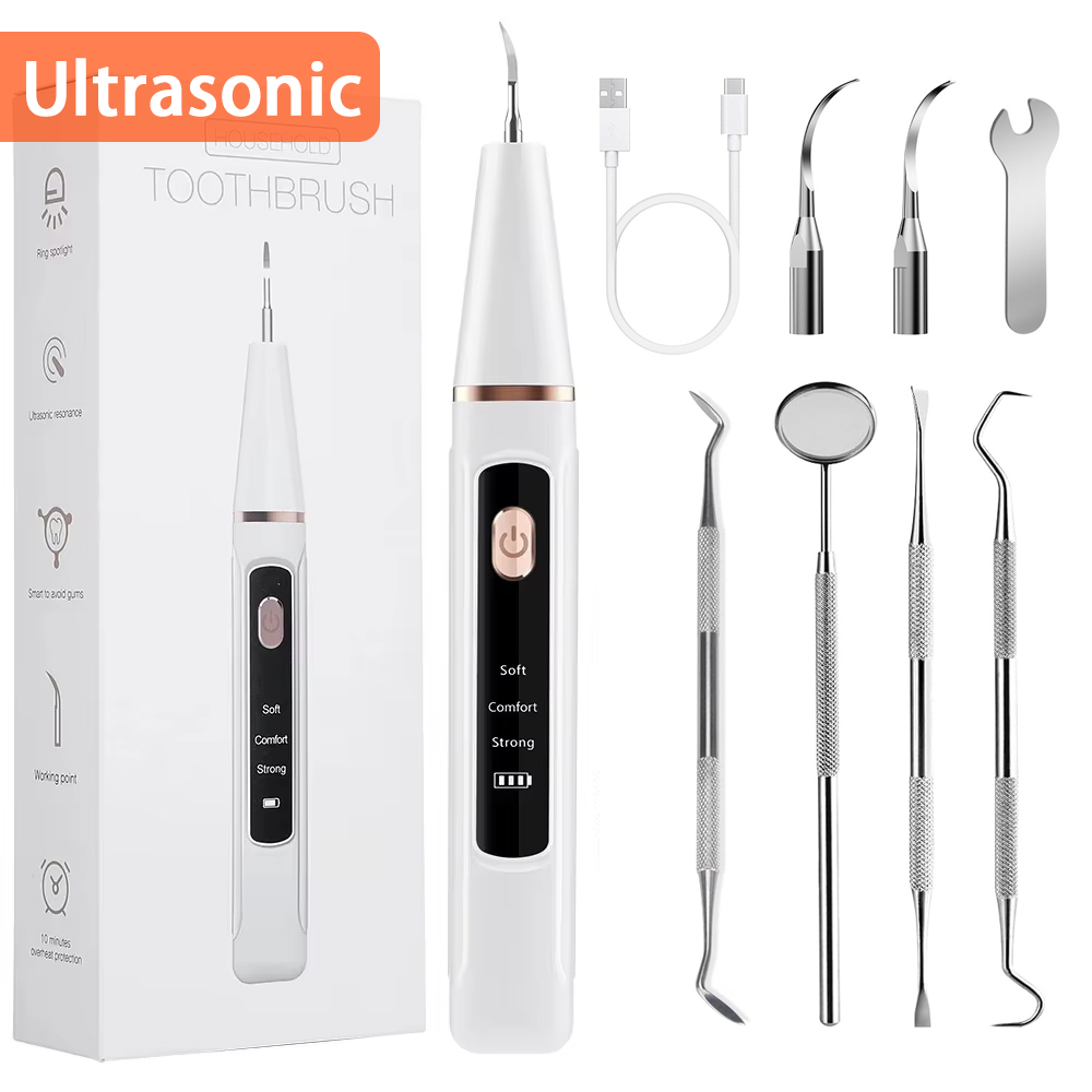 Whitening Teeth Dentist - Raspador dental ultrassônico elétrico, removedor de