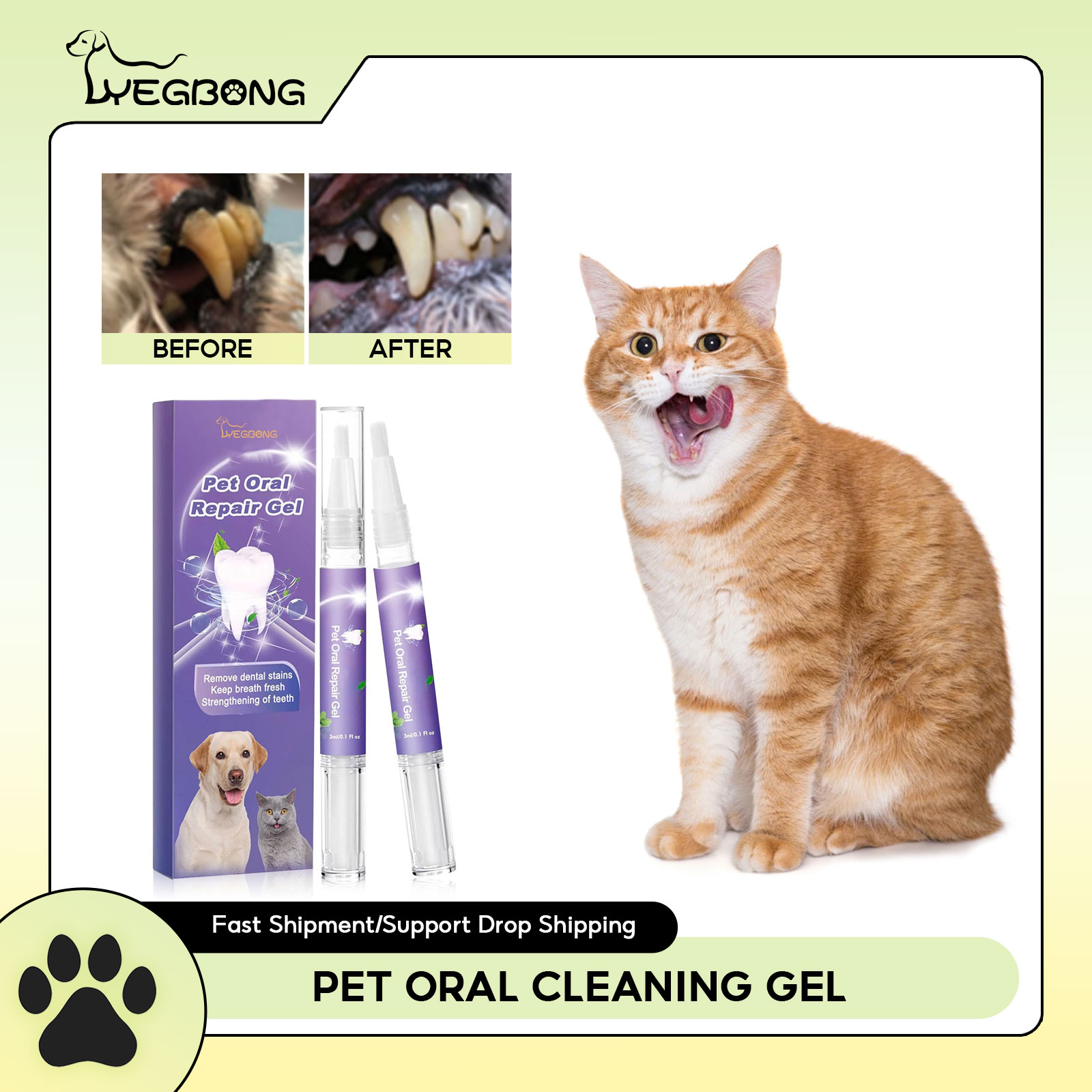 Teeth Whitening Near Me - Gel de reparação oral para animais