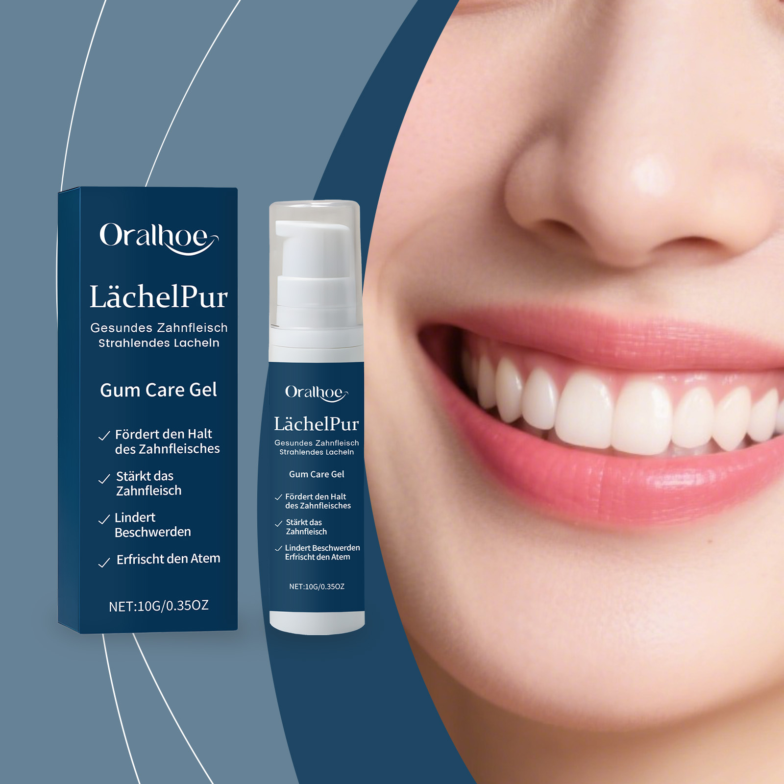 Gel de cuidados para reparação - Teeth Whitening Q&M avaliação e preço