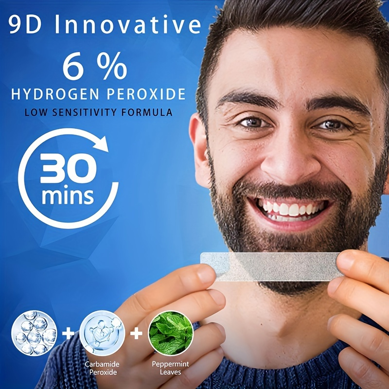 21 pares de tiras de clareamen - Teeth Whitening Q&M avaliação e preço