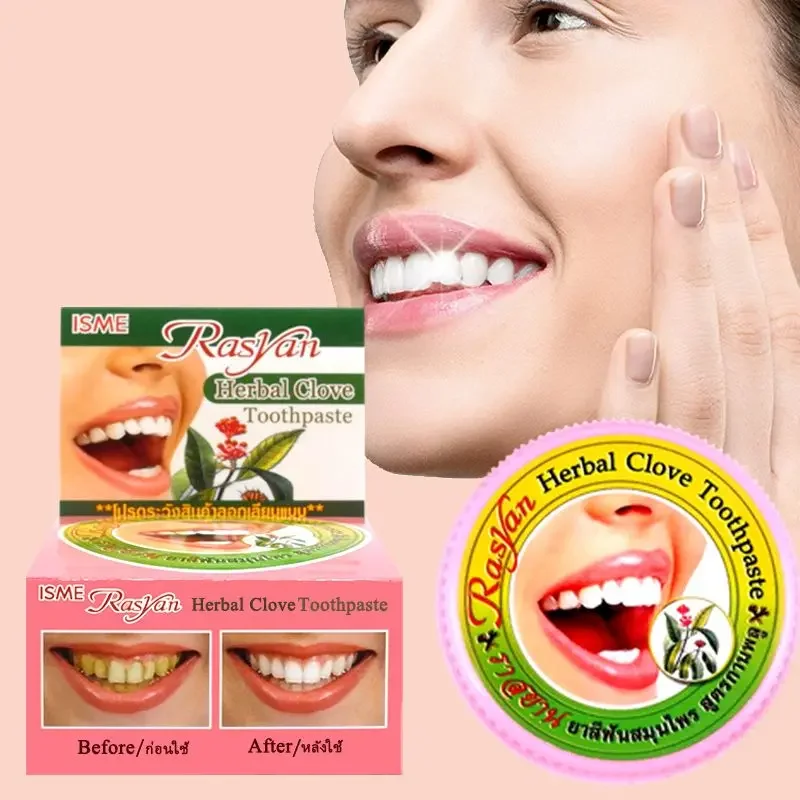 Pó Dental de Cravo de Tailandi - Teeth Whitening Q&M avaliação e preço