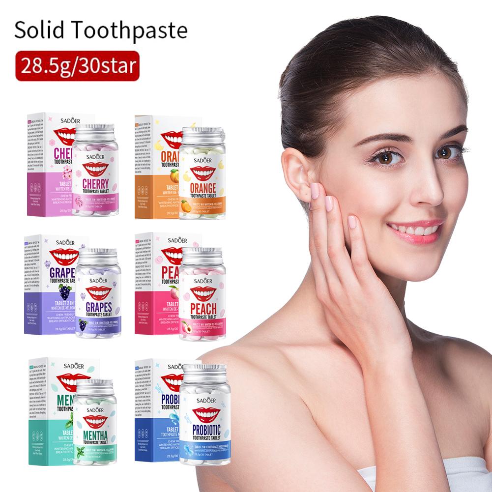 Comprimidos de pasta de dente  - Teeth Whitening Q&M avaliação e preço